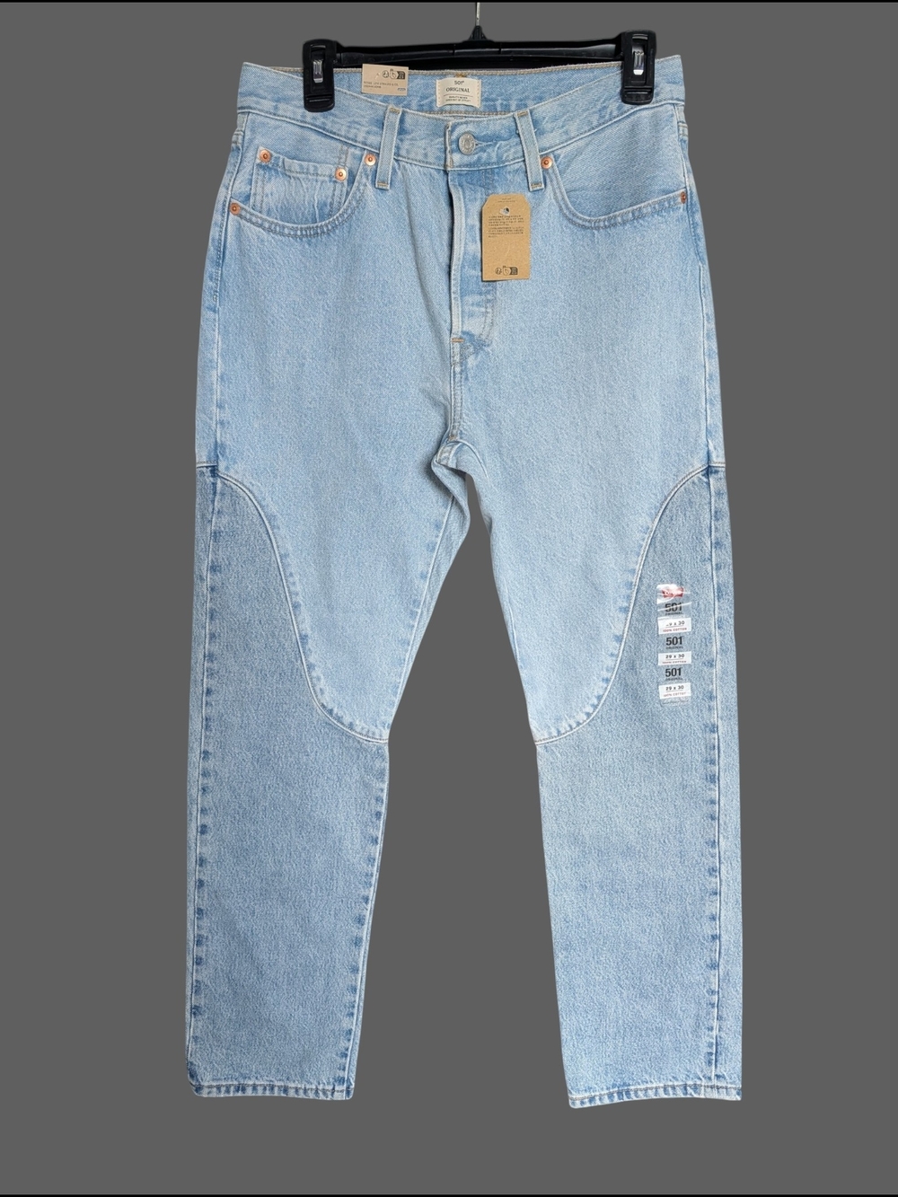 Levi's 501 Carpenter-Style Light Wash Jeans NWT 28x30